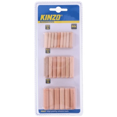 Ξύλινοι Πείροι 44Τμχ KINZO