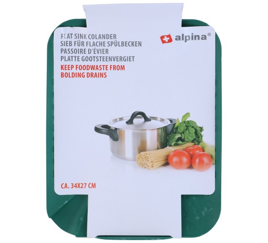 Σουρωτήρι Νεροχύτη 34x27cm Σε 4 Χρώματα ALPINA Σουρωτήρι Νεροχύτη 34x27cm Σε 4 Χρώματα ALPINA