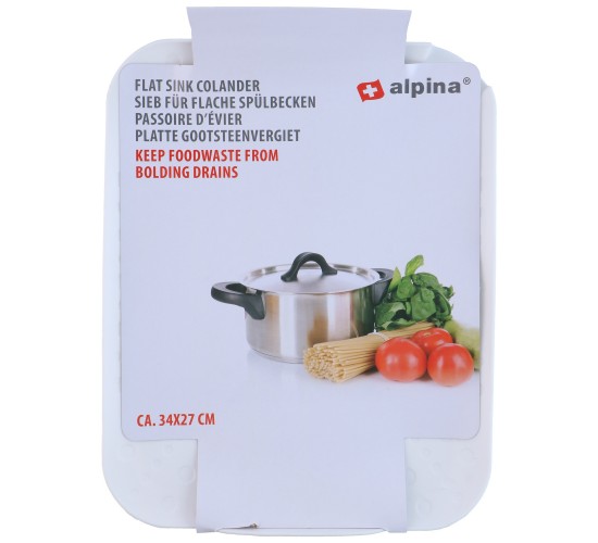 Σουρωτήρι Νεροχύτη 34x27cm Σε 4 Χρώματα ALPINA Σουρωτήρι Νεροχύτη 34x27cm Σε 4 Χρώματα ALPINA