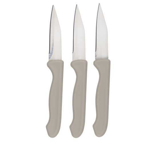 Μαχαίρι Καθαρισμού 18cm 3Τμχ Σε 4 Χρώματα ALPINA