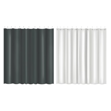 Κουρτίνα Μπάνιου Σε 2 Σχέδια