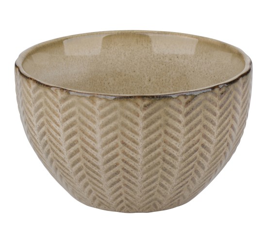 Μπολ Reactive Glaze Μπεζ Σε 4 Σχέδια Μπολ Reactive Glaze Μπεζ Σε 4 Σχέδια