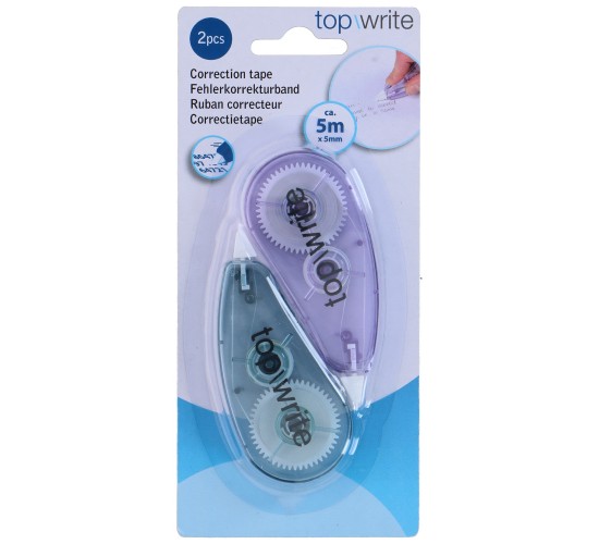 Διορθωτική Ταινία 5m 2Τμχ Σε 2 Χρώματα