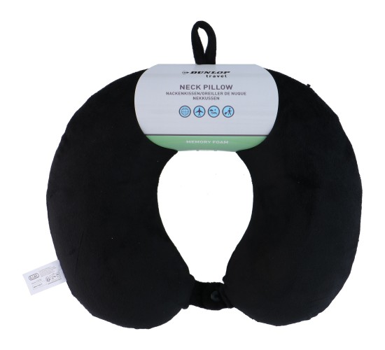 Μαξιλάρι Ταξιδιού Memory Foam Μαύρο/Γκρι Σε 2 Χρώματα Μαξιλάρι Ταξιδιού Memory Foam Μαύρο/Γκρι Σε 2 Χρώματα