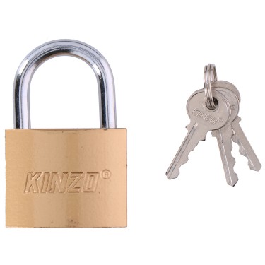 Λουκέτο 50mm με 3 Κλειδιά KINZO
