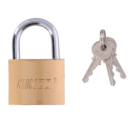Λουκέτο 50mm με 3 Κλειδιά KINZO