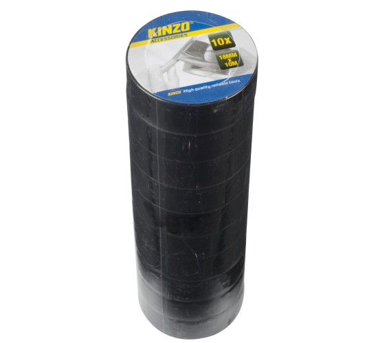 Μονωτική Ταινία 18mm x 10m 10Τμχ KINZO Μονωτική Ταινία 18mm x 10m 10Τμχ KINZO