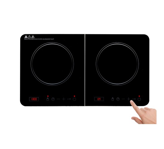 Επαγωγική Εστία Διπλή 3500W ALPINA