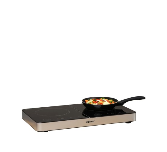 Επαγωγική Εστία Διπλή 3500W ALPINA