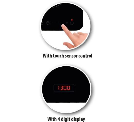 Επαγωγική Εστία Διπλή 3500W ALPINA