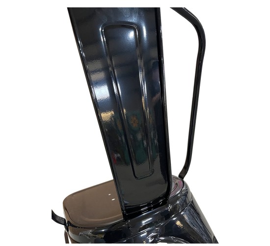 Καρέκλα ArteLibre Βιομηχανικού Τύπου Vintage TOLIKO Μαύρο Μέταλλο 44x49x84cm