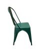 Καρέκλα ArteLibre Βιομηχανικού Τύπου Vintage TOLIKO Πράσινο Μέταλλο 44x49x84cm