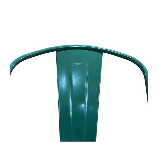 Καρέκλα ArteLibre Βιομηχανικού Τύπου Vintage TOLIKO Πράσινο Μέταλλο 44x49x84cm