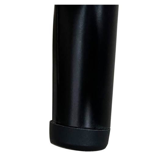 Καρέκλα ArteLibre Βιομηχανικού Τύπου Vintage TOLIKO II Μαύρο Ματ/Καφέ Μέταλλο/Ξύλο 45x53x85cm