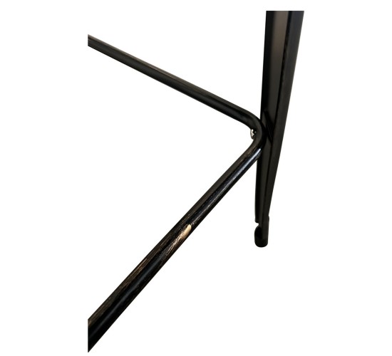 Τραπέζι Bar ArteLibre Βιομηχανικού Τύπου Vintage ARTEKTO Μαύρο Αντικέ Μέταλλο/Ξύλο 60x60x103cm