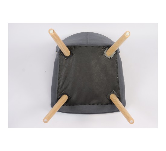 Πολυθρόνα ArteLibre BRIAR Κίτρινο/Μπλε Patchwork Ύφασμα/Ξύλο 73x69x96cm