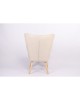 Πολυθρόνα ArteLibre BRIAR Μπορντό/Γκρι Patchwork Ύφασμα/Ξύλο 73x69x96cm