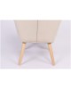 Πολυθρόνα ArteLibre BRIAR Μπορντό/Γκρι Patchwork Ύφασμα/Ξύλο 73x69x96cm