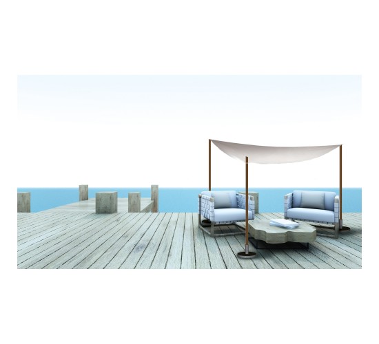 Σκίαστρο Μπεζ/Γκρι/Καφέ 3.6x3.6x3.6m Σε 3 Χρώματα LIFETIME GARDEN