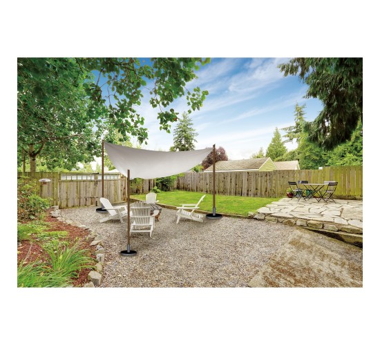 Σκίαστρο Μπεζ/Γκρι/Καφέ 3.6x3.6x3.6m Σε 3 Χρώματα LIFETIME GARDEN