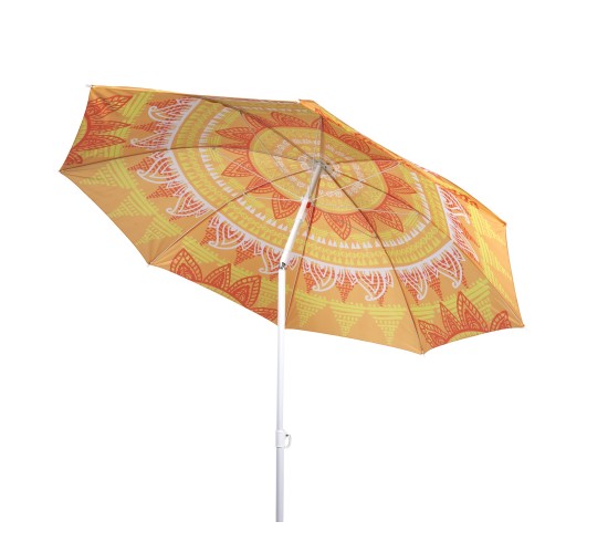 Ομπρέλα Παραλίας Mandala Πολύχρωμο Φ1.9m Σε 4 Σχέδια