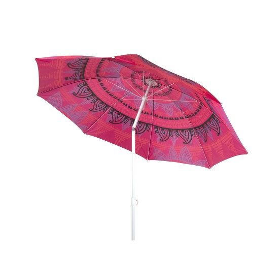 Ομπρέλα Παραλίας Mandala Πολύχρωμο Φ1.9m Σε 4 Σχέδια