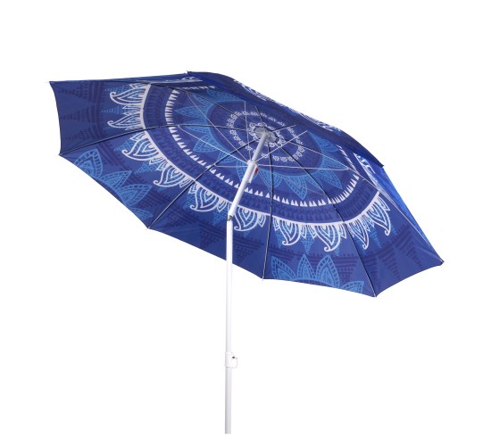 Ομπρέλα Παραλίας Mandala Πολύχρωμο Φ1.9m Σε 4 Σχέδια