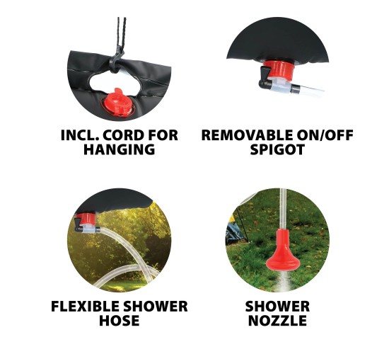 Ντουζιέρα Camping 20lt CAMP ACTIVE