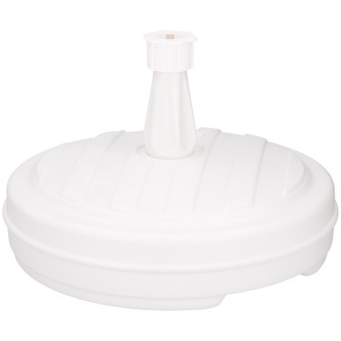 Βάση Ομπρέλας Παραλίας Στρογγυλή Λευκή