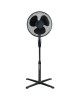 Ορθοστάτης Ανεμιστήρας Μαύρο 230V 40cm 102-125cm 45W LIFETIME AIR