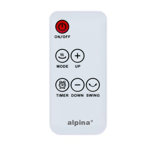 Θερμαντικό Χωρίς Έλικες PTC 1000/1500W ALPINA