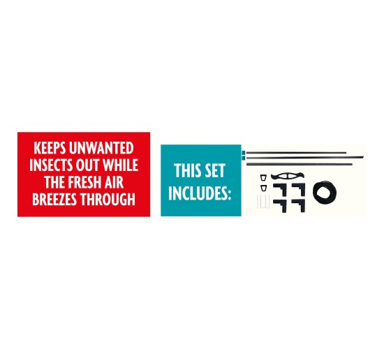 Σίτα Εντόμων Παραθύρου Αλουμίνιο 150x130cm