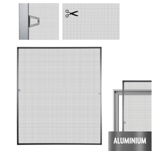 Σίτα Εντόμων Παραθύρου Αλουμίνιο 150x130cm