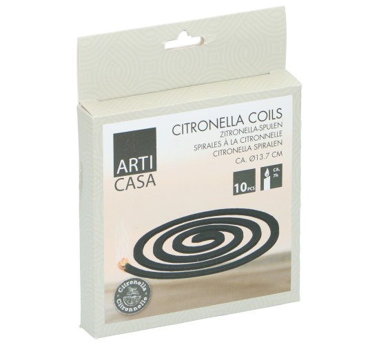 Σπείρες Citronella 10τμχ ARTI CASA