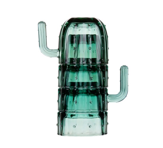 Ποτήρια Ποτού Στοίβαξης Cactus 240ml Σετ 4τμχ ALPINA