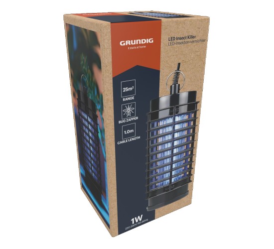 Εντομοπαγίδα LED 1W 230V GRUNDIG