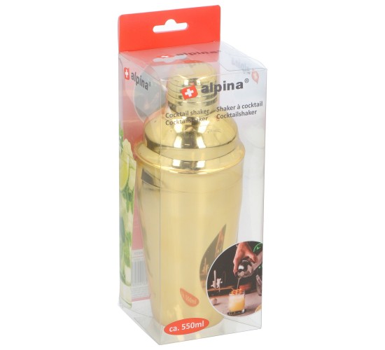 Shaker Για Κοκτέιλ 550ml Σε 4 Χρώματα ALPINA
