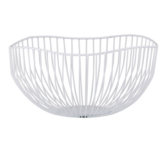Καλάθι Φρούτων Μέταλλο Φ26x12.5cm Σε 2 Χρώματα ALPINA