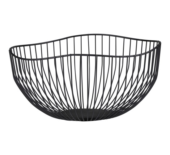 Καλάθι Φρούτων Μέταλλο Φ26x12.5cm Σε 2 Χρώματα ALPINA