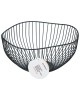 Καλάθι Φρούτων Μέταλλο Φ26x12.5cm Σε 2 Χρώματα ALPINA