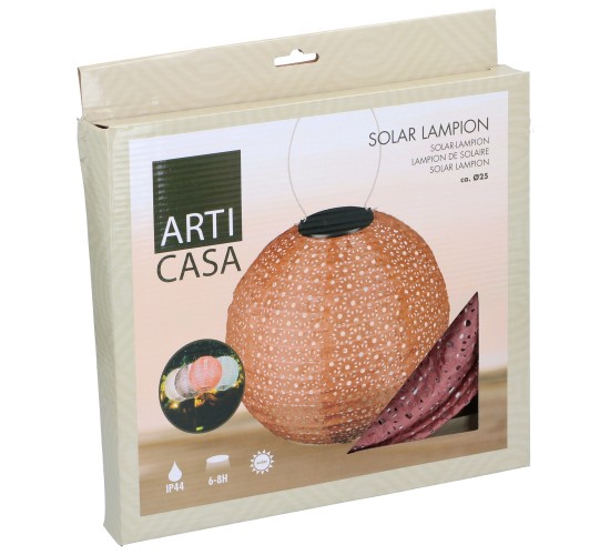 Φανάρι Κήπου Στρογγυλό IP44 Φ25cm Σε 4 Χρώματα ARTI CASA Φανάρι Κήπου Στρογγυλό IP44 Φ25cm Σε 4 Χρώματα ARTI CASA