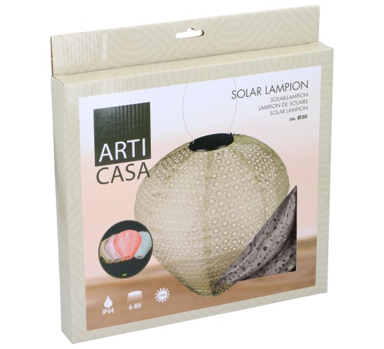 Φανάρι Κήπου Στρογγυλό IP44 Φ30cm Σε 4 Χρώματα ARTI CASA Φανάρι Κήπου Στρογγυλό IP44 Φ30cm Σε 4 Χρώματα ARTI CASA