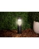 Φανάρι Κήπου LED Θερμό Φως Ηλιακό Μαύρο GRUNDIG