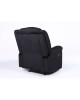 Πολυθρόνα Ανακλινόμενη ArteLibre CARINAE Μαύρο Βελούδο 93x90x100cm