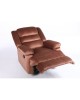 Πολυθρόνα Ανακλινόμενη ArteLibre CARINAE Καφέ Βελούδο 93x90x100cm