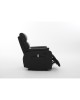 Πολυθρόνα Ανακλινόμενη ArteLibre RIGIL Με Λειτουργία Μασάζ Μαύρο PU 75x87x102cm