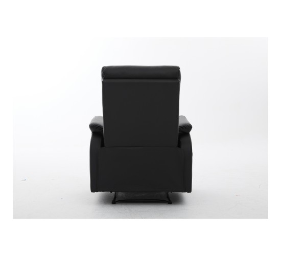Πολυθρόνα Ανακλινόμενη ArteLibre RIGIL Με Λειτουργία Μασάζ Μαύρο PU 75x87x102cm