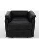 Πολυθρόνα Ανακλινόμενη ArteLibre RIGIL Με Λειτουργία Μασάζ Μαύρο PU 75x87x102cm