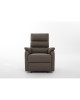 Πολυθρόνα Ανακλινόμενη ArteLibre RIGIL Με Λειτουργία Μασάζ Καφέ PU 75x87x102cm