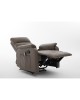Πολυθρόνα Ανακλινόμενη ArteLibre RIGIL Με Λειτουργία Μασάζ Καφέ PU 75x87x102cm